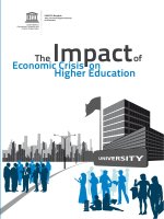The Impact of Economic Crisis on Higher Education potx