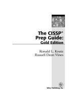 the cissp prep guide - gold ed.