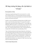 Để tăng trưởng tín dụng, cần vận hành cả “cỗ máy” pdf