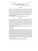 TÌM KIẾM CHUYÊN GIA VỚI GIẢI THUẬT MÁY HỌC C4.4-kNN docx