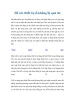 Để các thiết bị số không bị quá tải docx