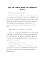 6 ứng dụng chỉnh sửa audio & video cho điện thoại Android pptx