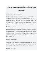 Những cách nuôi sai lầm khiến con bạn phát phì ppt