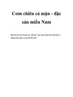 Cơm chiên cá mặn - đặc sản miền Nam doc