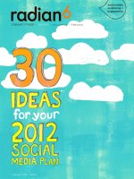 30 Ideas for your 2012 Social Media Plan potx
