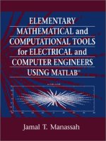 crc press - elem. math. and comp. tools for engineers using matlab - j. manassah