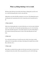 Phản xạ thông thường ở trẻ sơ sinh docx