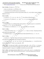 SỞ GIÁO DỤC & ĐÀO TẠO TỈNH LÂM ĐỒNG ĐỀ KIỂM TRA CHẤT LƯỢNG ĐẦU NĂM pptx