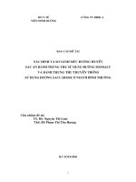 Xác định và so sánh mức đường huyết sau ăn bánh trung thu sử dụng đường Isomalt và bánh trung thu truyền thống sử dụng đường Saccarose ở người bình thường pot