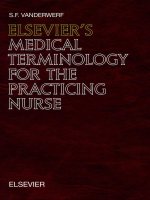 ELSEVIER''''S MEDICAL TERMINOLOGY FOR THE PRACTICING NURSE pdf