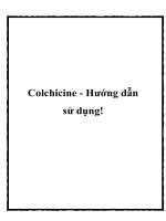 Colchicine - Hướng dẫn sử dụng doc