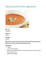 Súp cà chua phô mai cho ngày se lạnh docx