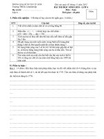 BÀI THI HỌC SINH GIỎI – LỚP Môn : Toán ppt