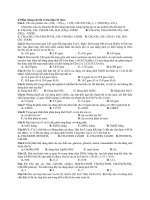 Đề Thi Thử Đại Học Hóa 2013 - Phần 2 - Đề 11 doc