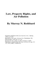 Law, Property Rights, and Air Pollution pptx