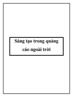 Sáng tạo trong quảng cáo ngoài trời pot