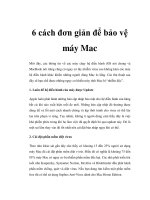 6 cách đơn giản để bảo vệ máy Mac ppt