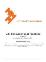 U.S. Consumer Best Practices Version 6.0 pot