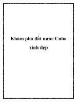 Khám phá đất nước Cuba xinh đẹp. pdf