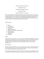 8 Ways to a Healthier Financial Life docx