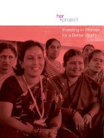 Investing in Women for a Better World pptx