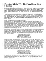 Phân tích bài thơ “Tây Tiến” của  Quang Dũng – bài mẫu 3