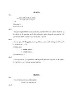 Đề thi môn toán tuyển sinh vào lớp 10 trường chuyên số 56 docx