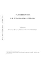 Particle physics and inflationary cosmology   linde