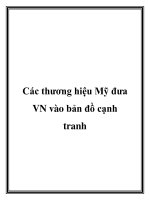Các thương hiệu Mỹ đưa VN vào bản đồ cạnh tranh pdf