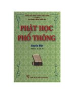 Phật học phổ thông tập 1 pdf