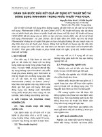 Đánh giá bước đầu kết quả áp dụng kỹ thuật mở và đóng bụng Hinh - Minh trong phẫu thuật phụ khoa ppt