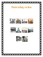 Paris trắng và đen pptx