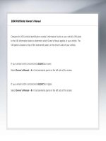 NISSAN PATHFINDER 2008 OWNER MANUAL- SÁCH HƯỚNG DẪN SỬ DỤNG XE NISSAN PATHFINDER ĐỜI 2008