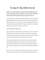 Xe tập đi: Hại nhiều hơn lợi ppt