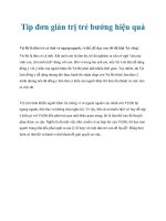 Tip đơn giản trị trẻ bướng hiệu quả doc