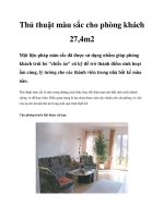 Thủ thuật màu sắc cho phòng khách 27,4m2 doc