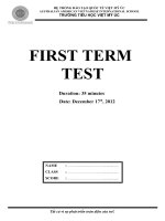 FIRST TERM TEST pptx