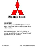 Mitsubishi Motors docx