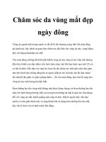 Chăm sóc da vùng mắt đẹp ngày đông potx