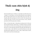 Thuốc nam chữa bệnh dị ứng potx