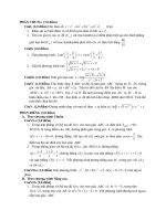Đề Thi Thử Đại Học Khối A, A1, B,D Toán Học 2013 - Phần 28 - Đề 6 pptx