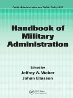 Handbook of Military Administration ppt