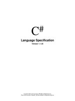 # C Language Specification ppt