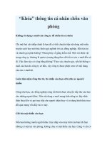 “Khóa” thông tin cá nhân chốn văn phòng pot