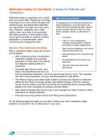 Medication Safety for the Elderly: A Guide for Patients and Caregivers ppt