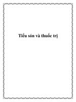 Tiểu són và thuốc trị pptx