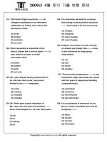 đề thi toeic năm 2009 đề D