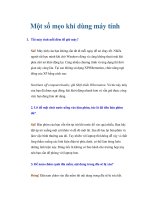 Một số mẹo khi dùng máy tính doc