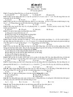 Môn vật ký đề ôn số 5 pptx