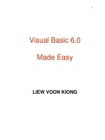 Visual Basic 6.0 Made Easy LIEW VOON KIONG pdf
